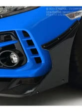 J's Racing Side Wing for Type  S Front Spoiler Honda Civic Type R FK8 2017-2021                                     - JSW-K8-SW - Image 2