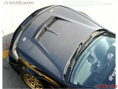 J's Racing Type S Full Carbon Hood Honda CR-Z - ABS-Z1-CC