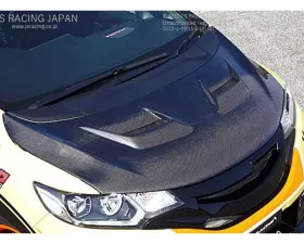 J's Racing Full carbon Type V Hood Honda Fit GK3-6