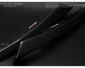 J's Racing Left and Right Carbon Grill Extension Honda Civic Type R FK8