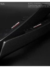 J's Racing Left and Right Carbon Grill Extension Honda Civic Type R FK8                                     - CET-K8 - Image 3