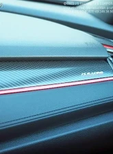 J's Racing Passenger Side Carbon Bezel Honda Civic Type R FK8                                     - CGP-K8L-R - Image 2