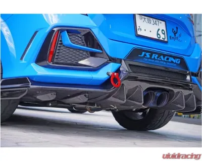 J's Racing Rear Diffuser Carbon Honda Civic Type R FK8 2018-2021 - RDF-K8-C