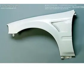 J's Racing FRP Left and Right Wide Fender Kit Honda Civic EK9 Early Model 1998