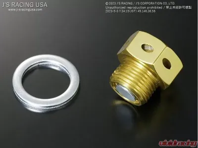 J's Racing Manual Transmission Magnetic Drain Bolt Honda S2000 - MDB-S1-MT