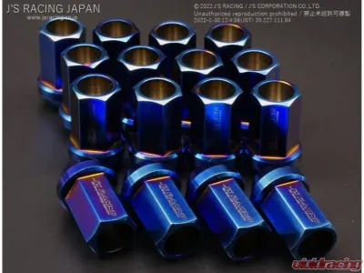 J's Racing 16 pcs 17HEX Titanium Lug Nut Set - TNW-01-4H
