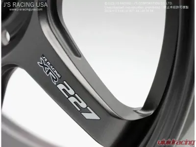J's Racing XR227 Forged Wheel 18 x 9.5J +45 Gunmetallic - XR227-1895-1205H45GM