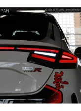 J's Racing Red Light Tail Lamp Honda Civic Type R FL1 |FL4 | FL5 2023-2025                                     - LTK-L5-RD - Image 2