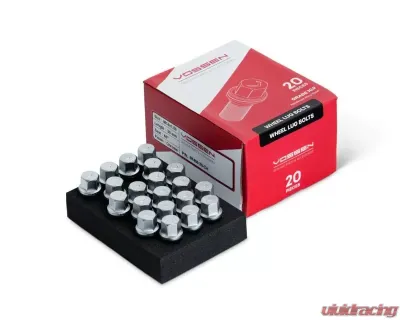 Vossen Lug-B Bolt 14X1.5 35mm Cone Seat Silver - LUG-B1450-35-CH