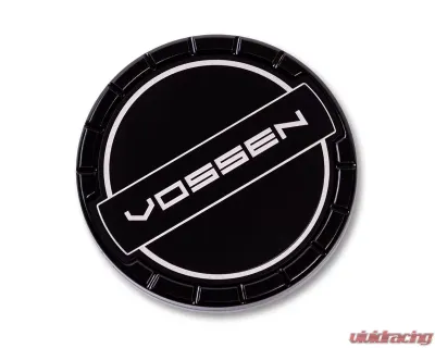 Vossen Classic Billet Sport Cap Set For CV/VF/HF Series Small Gloss Black - CAP-BSC-SM-CL-BC
