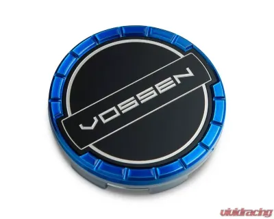 Vossen Classic Billet Sport Cap Set For CV/VF/HF Series Small Fountain Blue - CAP-BSC-SM-CL-BL