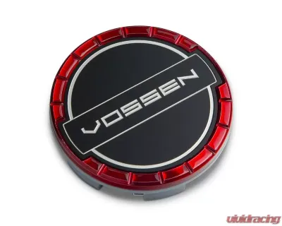 Vossen Classic Billet Sport Cap Set For CV/VF/HF Series Small Red - CAP-BSC-SM-CL-RD