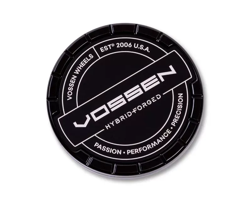 Vossen Hybrid Forged Billet Sport Cap Set For CV/VF/HF Series Small Gloss Black - CAP-BSC-SM-HF-BC