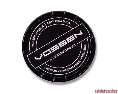 Vossen Hybrid Forged Billet Sport Cap Set For CV/VF/HF Series Small Gloss Black - CAP-BSC-SM-HF-BC