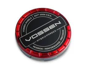 Vossen Hybrid Forged Billet Sport Cap Set For CV/VF/HF Series Small Red