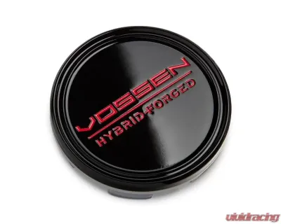 Vossen Hybrid Forged Optional Center Cap Gloss Black/Red 63mm - CAP-VHF-GBR