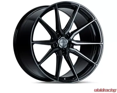 Vossen HF-3 Wheel 22X9 5X120 30mm Flat Double Tinted Gloss Black Finish - HF3-2B40