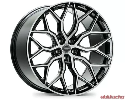 Vossen HF-2 Wheel 20X10.5 5X112 45mm Deep Brushed Gloss Black - HF2-0M23