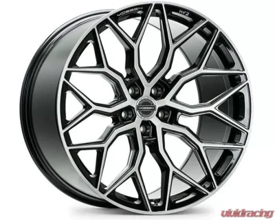 Vossen HF-2 Wheel 20X9 5X114.3 32mm Flat Brushed Gloss Black - HF2-0N02