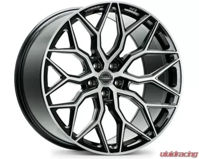 Vossen HF-2 Wheel 21X10.5 5X120 38mm Deep Brushed Gloss Black - HF2-1B34