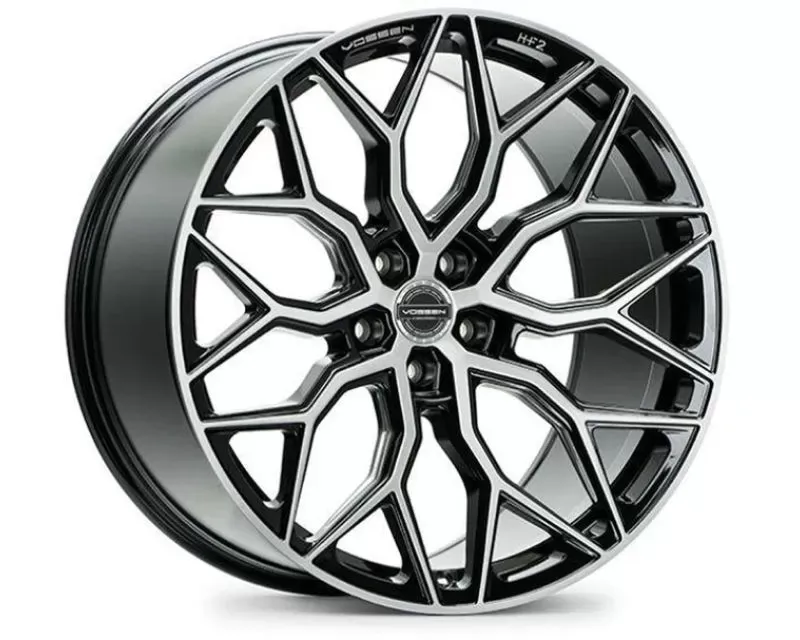 Vossen HF-2 Wheel 22X9 5X120 30mm Flat Brushed Gloss Black - HF2-2B41