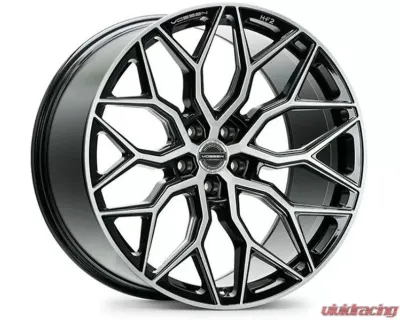 Vossen HF-2 Wheel 22X10.5 5X120 38mm Deep Brushed Gloss Black - HF2-2B44