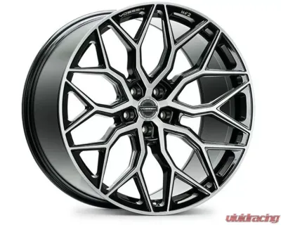 Vossen HF-2 Wheel 22X10.5 5X112 42mm Deep Brushed Gloss Black - HF2-2M47