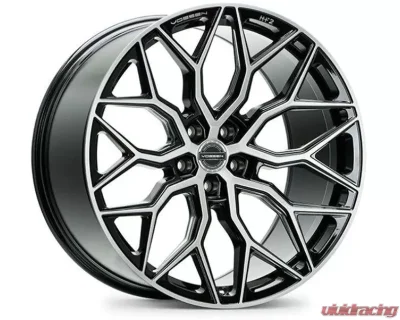 Vossen HF-2 Wheel 19X9.5 5X120 40mm Flat Brushed Gloss Black - HF2-9B73