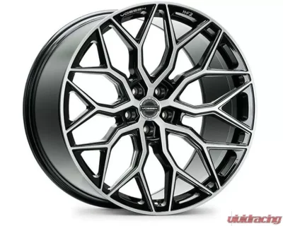 Vossen HF-2 Wheel 19X9.5 5X114.3 40mm Deep Brushed Gloss Black - HF2-9N73