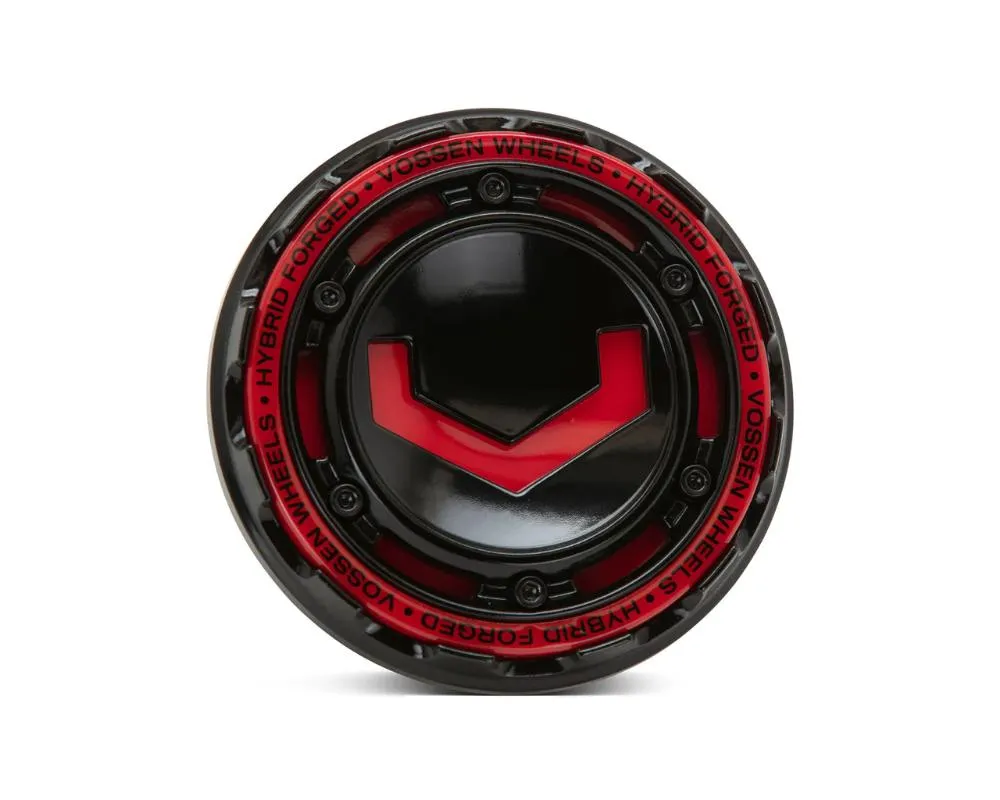 Vossen HF Series Modular Billet Cap Large Gloss Black - CAP-MBC-LG-GB