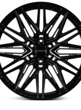 Vossen HF6-5 Wheel 22x9.5 6x139.7 30mm Deep Gloss Black                                     - HF65-2G24-TL - Image 2