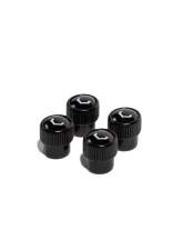 Vossen Valve Stem Caps Black on Black                                     - st-valveblackonblack - Image 2