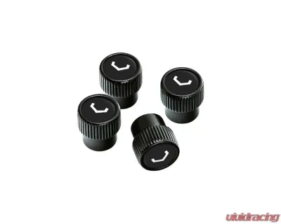 Vossen Valve Stem Caps Black on Black - st-valveblackonblack