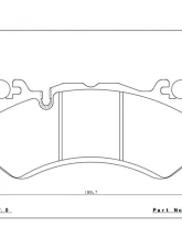 Endless Front Brake Pads Audi RS6 | Mercedes-Benz C63 AMG | AMG GT                                     - EIP162ME20 - Image 2