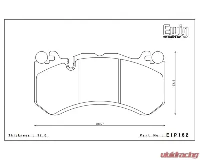 Endless Front Brake Pads Audi RS6 | Mercedes-Benz C63 AMG | AMG GT - EIP162ME20