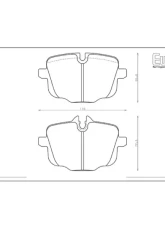 Endless ME20 Rear Brake Pads BMW G80 M3 Comp xDrive 2020+                                     - EIP217ME20 - Image 2