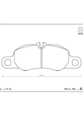 Endless ME20 Front Brake Pads Porsche 718 Boxster | 718 Cayman 2017-2025 | 911 1984-1989                                     - EIP193ME20 - Image 2