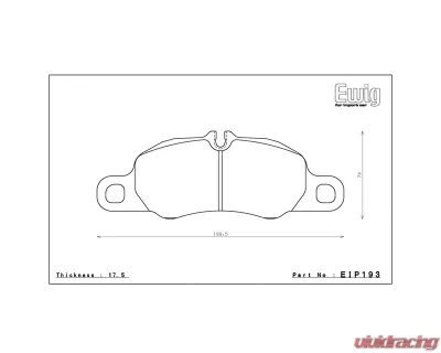 Endless ME20 Front Brake Pads Porsche 718 Boxster | 718 Cayman 2017-2025 | 911 1984-1989 - EIP193ME20
