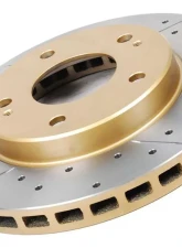 DBA Street Series Drilled & Slotted Rear Brake Rotor Ford Mustang Cobra | Bullitt | Mach1 1994-2004                                     - 102BLKX - Image 2