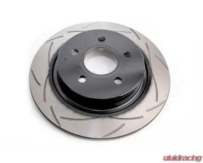 DBA Slotted Street T2 Series Front Brake Rotor Honda Civic FD2-R 2007+ - 2518S