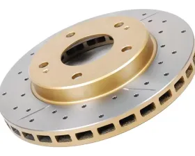 DBA Front Slotted & Drilled Street Gold Series Brake Rotor Mini Cooper R56 2006-2013