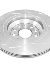 DBA Rear Slotted Street Series Brake Rotor Audi S3 8P 2.0T | Volkswagen Golf R Mk7 2.0T 2006+                                     - 2809S - Image 2