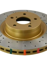DBA 4000 Series Drilled & Slotted Rear Brake Rotor Ford Mustang Cobra | Bullitt | Mach1 1994-2004                                     - 4102XS - Image 2