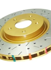 DBA Front Slotted & Cross Drilled 4000 XS Series Brake Rotor Toyota Land Cruiser 1983-1989                                     - 4151XS - Image 2