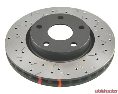 DBA Rear Crossdrilled/Slotted 4000 XS Series Brake Rotor - Black Pontiac G8 GXP V8 6.2L 2009 - 42031BLKXS