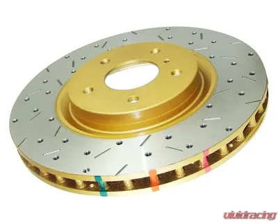 DBA 4000 Series Drilled & Slotted Rear Brake Rotor Nissan 350Z | Infiniti G35 | G35X 2005-2007 - 42309XS