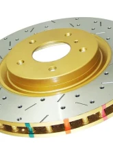 DBA 4000 Series Drilled & Slotted Front Brake Rotor Acura RSX (Type S) | Honda Civic Si 2.0L 2002-2007                                     - 42500XS - Image 2
