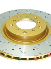 DBA 4000 Series Drilled & Slotted Front Brake Rotor BMW M3 E46 (w/325mm rotor) 2001-2007                                     - 42850XS - Image 2