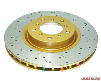 DBA 4000 Series Drilled & Slotted Front Brake Rotor BMW M3 E46 (w/325mm rotor) 2001-2007 - 42850XS