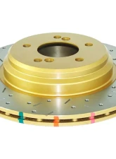 DBA 4000 Series Drilled & Slotted Rear Brake Rotor BMW M3 E46 (w/325mm rotor) 2001-2007                                     - 42851XS - Image 2